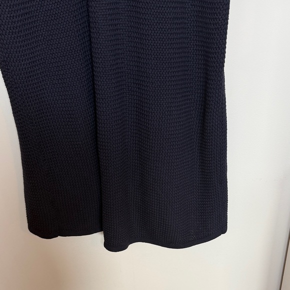 Liz Claiborne Navy Open Front Cardigan XLT Heavyweight Knit Sweater - Picture 10 of 13